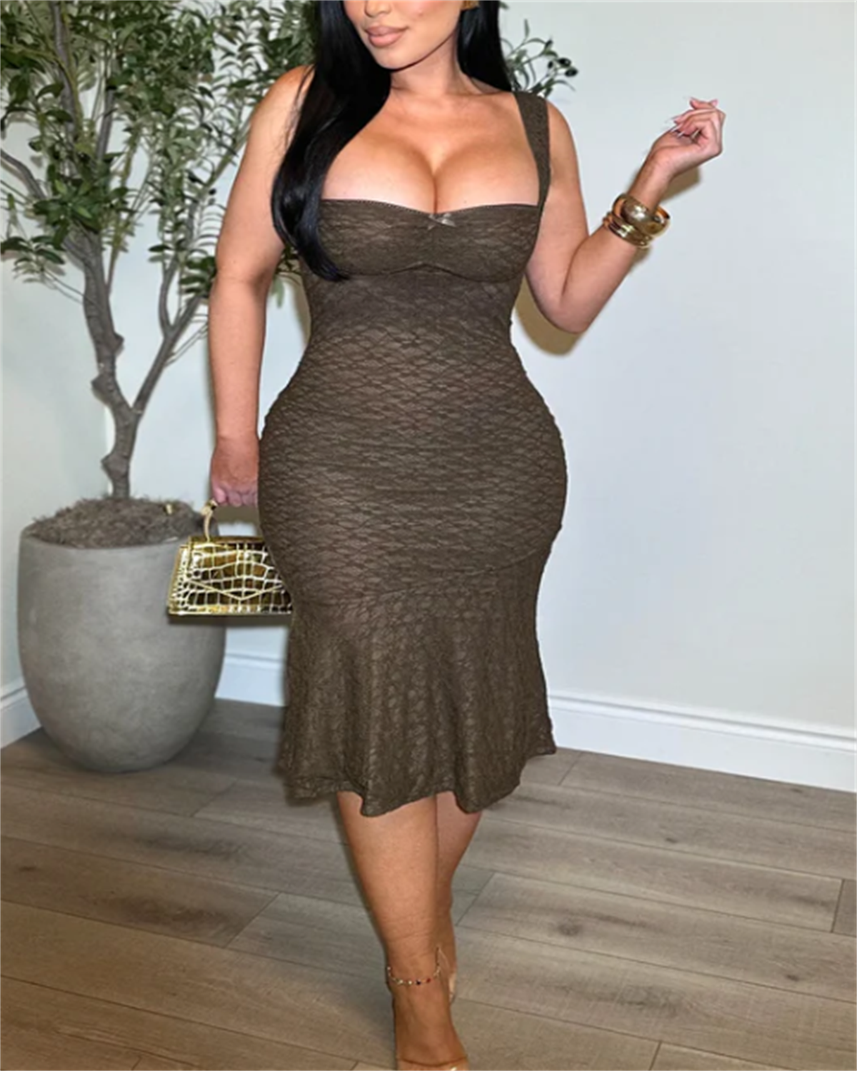 Olive Seduction Dress