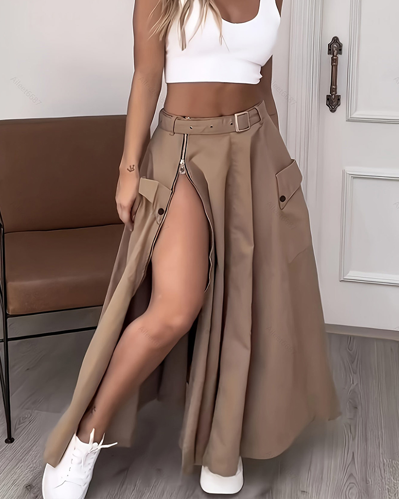 Fashion Casual Long Skirt