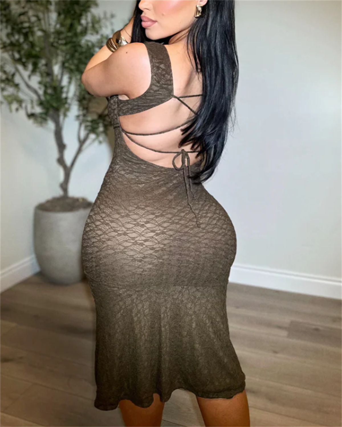 Olive Seduction Dress