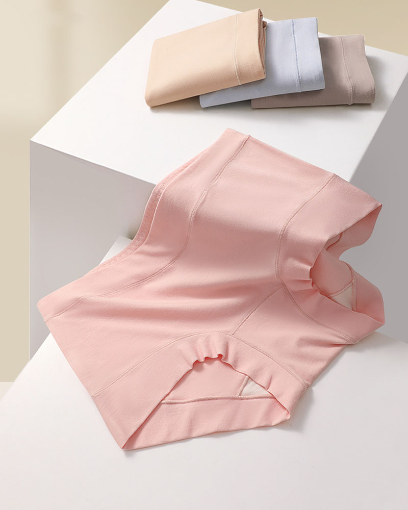 Long-Staple Cotton Antibacterial Mid-Rise Panties