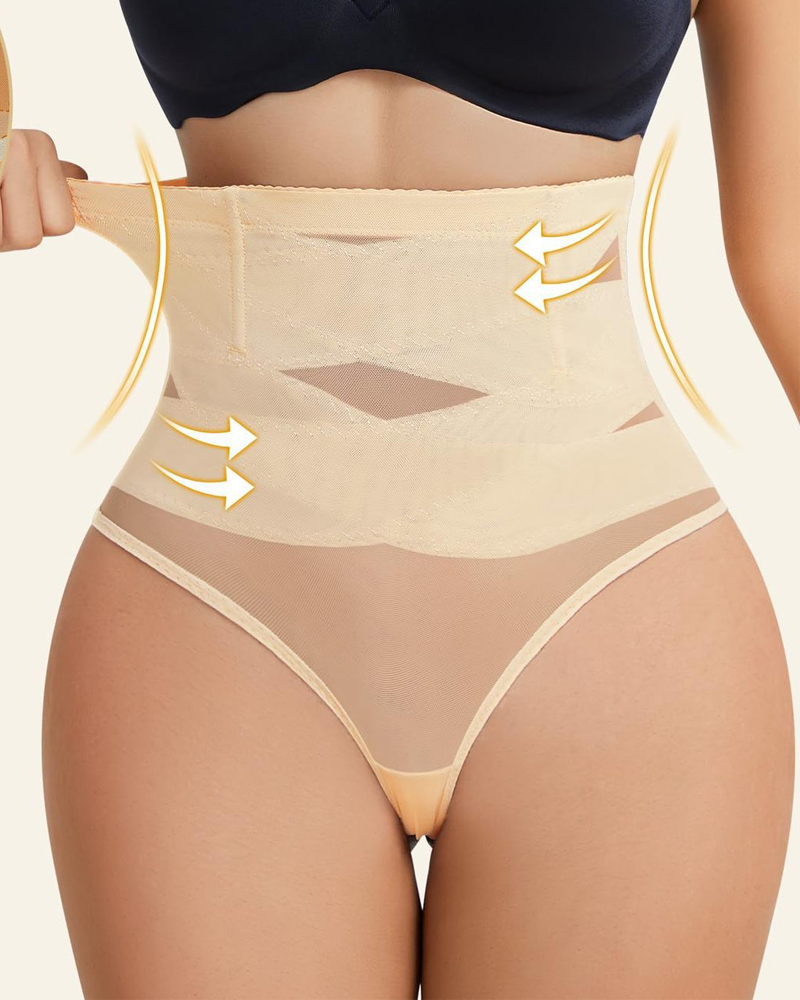 Cross High Waist Shaping Briefs