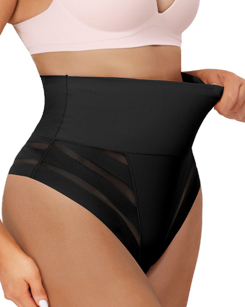 Hip-Lifting And Tummy-Slimming High Waist Thong